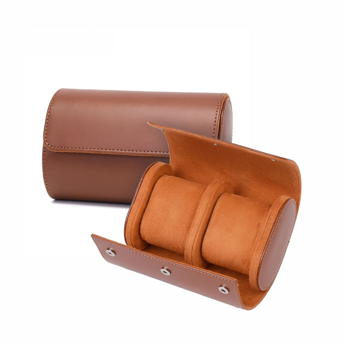 Premuim Black Leather Case - 2 Slots